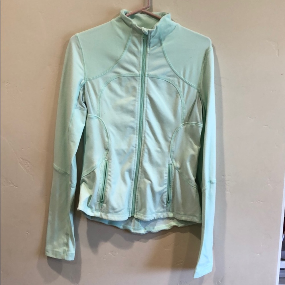 Lululemon zip up mint green